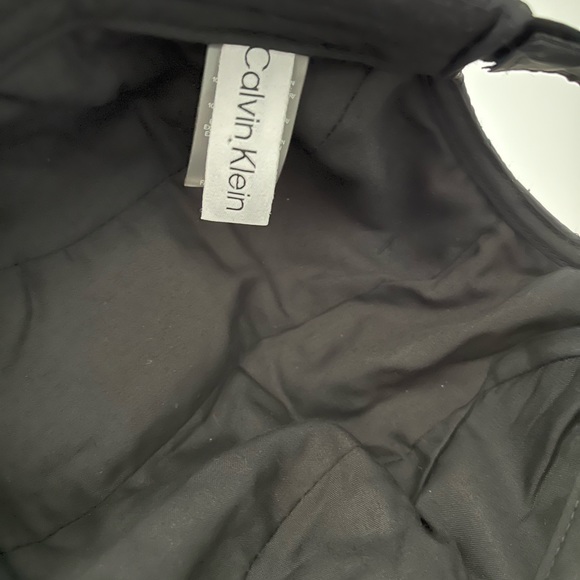 Womens Sports Cap Black Soft Basic Calvin Klien Everyday Ess One Size Fits All - Picture 8 of 9